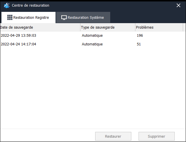 Wise Registry Cleaner-Restaurer